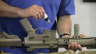 NAVY SEAL Shows how to lube your AR like a pro [upl. by Aneryc]