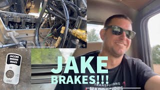 Jake Brake install on my Cummins L10 powered Ford L9000 [upl. by Leen]