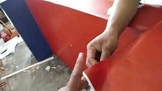 Vlog 492 Tukang Reklame PEMASANGAN STICKER INLITE [upl. by Lucius67]