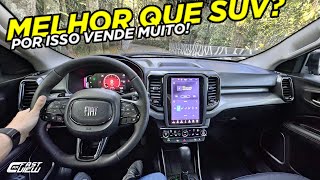 TEST DRIVE FIAT TORO VOLCANO 2024 EXPLICOU PORQUE É LÍDER HÁ ANOS POTÊNCIA CONFORTO E BONS ITENS [upl. by Whittaker]