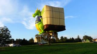 Bridgeyate Bristol Palletways balloon having problems Aug 7th 2014 [upl. by Kayle361]