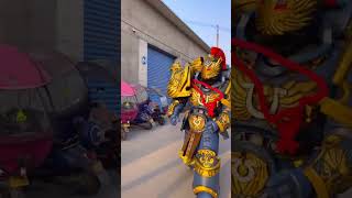 Warhammer 40K Power Armor Cosplay Challenge The Experience of Wearing Heavy Armor [upl. by Estevan]