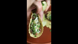 Steak tacos with salsa verde and nopales🥩 [upl. by Randolf]