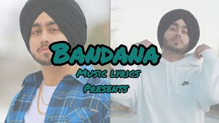 Bandana song  Shubh original song only shubh lovers  presents by music lyrics [upl. by Leirbaj891]