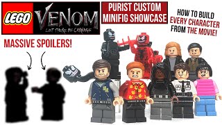 LEGO VENOM LET THERE BE CARNAGE Custom Minifigure Showcase [upl. by Lipsey]