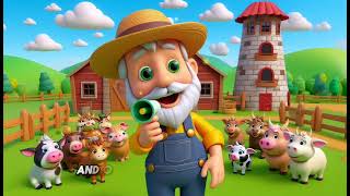 Old MacDonald Had a Fun Farm of Animal Noises Learn Sounds from Farmyard with Catchy Nursery Rhymes [upl. by Tanhya]