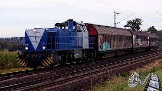 Trainspotting 570  4k60  Josy BR275 1188 von der RTB Cargo mit 3x Schiebewandwagen [upl. by Waxman]