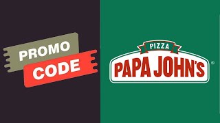 Papa Johns Promo Code  Coupon Papa Johns [upl. by Housum]