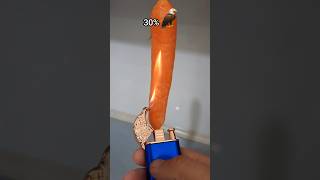 🔥Lighter vs Carrot🥕  Watch Till End 😱 shorts [upl. by Eedeed5]