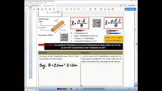 Berechnen des elektrischen Widerstandes [upl. by Nawuj860]