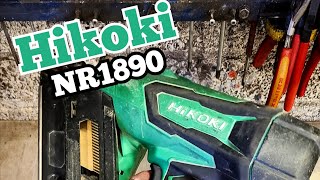 Repairing a Hikoki NR1890DC nail gun that wont sink nails and makes a bad sound when firing [upl. by Machos710]