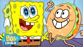 Bob Esponja  Cada Cangreburguer en los NUEVOS episodios de Bob Esponja 🍔  60 minutos  Español [upl. by Enoch]