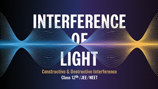 L3  Interference of light  Constructive and destructive interference  Amplitude  Intensity [upl. by Gratiana232]