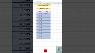 Convert Dates to Days in Excel Easily 📅➡️📆 ExcelTips DateConversion ExcelPro excel [upl. by Tnecillim]