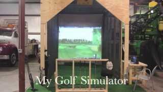 My Golf Simulator Powered by Optishot [upl. by Akirehc]