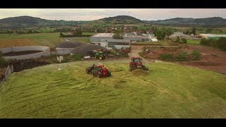 Ensilage maïs XXL BGA  BIG silo en HauteLoire  90 hectares en 4 jours avec une Jaguar 870 [upl. by Lida915]