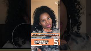 Hair Length Retention Tip 5 Hair Growth Supplements haircare hairlosstreatment [upl. by Einrae]