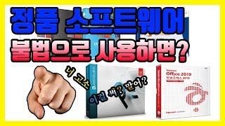 정품 소프트웨어를 불법 복제로 사용시 단속 여부개인 vs 회사 [upl. by Ursi325]