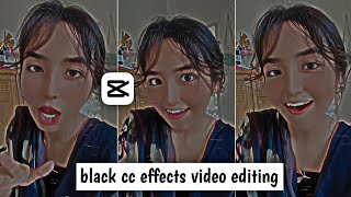 TikTok video trending black effect video editing in cap cut [upl. by Ethelyn]