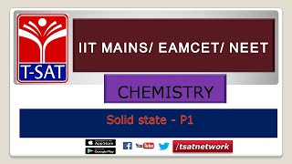 IIT MAINSEAMCETNEET  CHEMISTRY  Solid state  P1  Subba Rao [upl. by Katz]