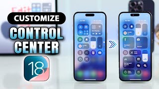 iOS 18 Control Center How To Customize [upl. by Htiek687]