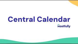 A Hostfully Feature Central Calendar [upl. by Tehc]