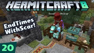 HermitCraft 8 ep 20 – End Times With Scar [upl. by Rabassa352]