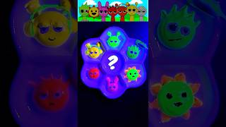 Guess the character of color mixing glow in the dark Sprunki satisfying colormixing sprunki [upl. by Dnomsaj879]