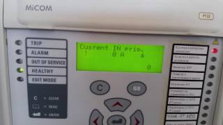 Areva Micom P132 mailfunction2 [upl. by Nagyam265]