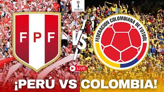 🔴 PERÚ vs COLOMBIA EN VIVO  ELIMINATORIAS COPA DEL MUNDO 2026 [upl. by Rauch510]