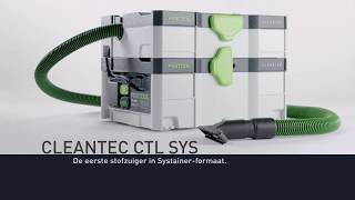 Festool Product Video  Mobiele stofzuiger CLEANTEC CTL SYS [upl. by Doss]