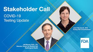 Stakeholder Call COVID19 Testing Update – 312021 [upl. by Anehsat]