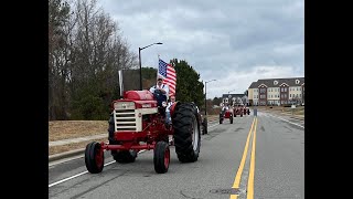 2023 Rolesville NC CHRISTmas Parade farmall51 tractor christmasparade farmall Parade [upl. by Stephine]