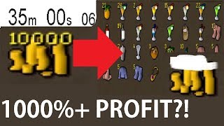 10k GP GNOME STRONGHOLD SHOPS ONLYCHALLENGE 1000 PROFIT  Oldschool 2007 Runescape [upl. by Idolem]