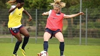 Equipe de France Féminine  les Bleues à lentraînement mai 2014 [upl. by Irving]