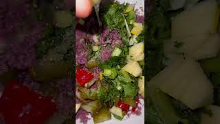 salata keşfetteyiz recipe kısırtarifi şalgam diyet pastasalad cooking food salad salatata [upl. by Sundin]