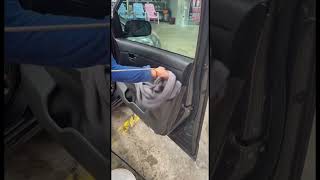 Front door deep cleaning cleancars autocarwash detailing mechanic carwashservice activecarwash [upl. by Yumuk690]