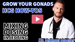 quotGrow Your Gonadsquot How to mix HCG How to inject HCG amp How to dose HCG [upl. by Alejoa]