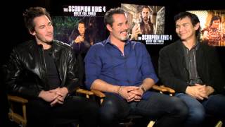 Scorpion King 4 Victor Webster Will Kemp amp Don ´The Dragon´ Wilson Official Movie Interview [upl. by Elurd]