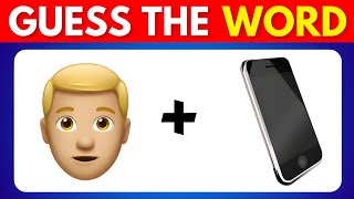 Guess The WORD by Emojis 🤔 Emoji Quiz 2024  WOOFQuiz [upl. by Sybila157]