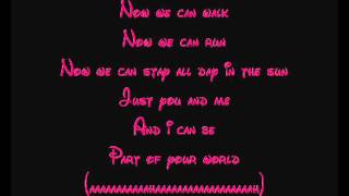 Part Of Your World Ending Song  The Little Mermaid Lyrics [upl. by Amersham]