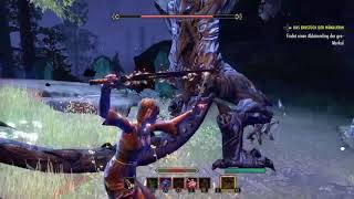 ESO Unfinished DolmenZandaadunoz solo fight [upl. by Htebaile]