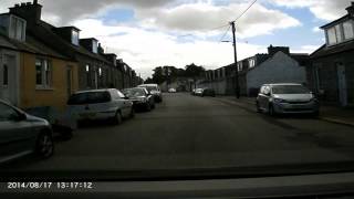 Dashcam through Dalbeattie Dumfries amp Galloway 2014 [upl. by Ahsircal]