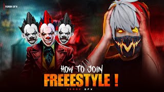 HOW TO JOIN FREESTYLE  GUILD 😱 TEROXGFX [upl. by Siugram]