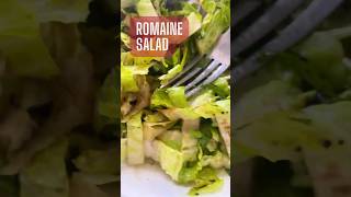 The Simpler the better Romaine Salad plantbasedcooking recipeshorts [upl. by Atinaw]