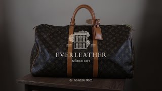 LV Keepall Everlather Restoration [upl. by Ragan]