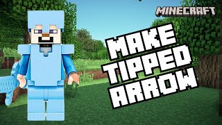 How to Make a Tipped Arrow in Minecraft 2024 [upl. by Sigmund]