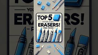 Top 5 Erasers Every Serious Artist Should Own shorts [upl. by Hesta426]