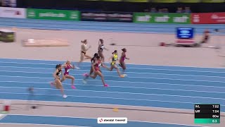 Dina AsherSmith Runs NEW BRITISH 60m RECORD 704  World Athletics Indoor Tour [upl. by Ttcos383]