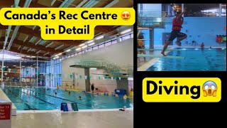 Canada’s Recreational Centre 🇨🇦  Swimming pool 🔥 [upl. by Montanez906]